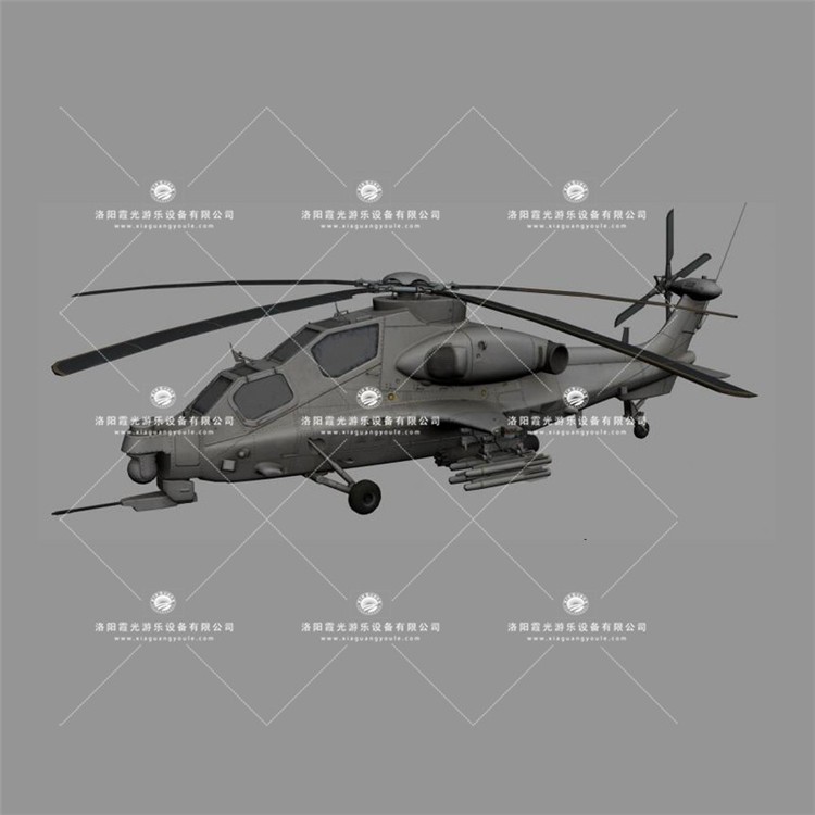 磐石武装直升机3D模型